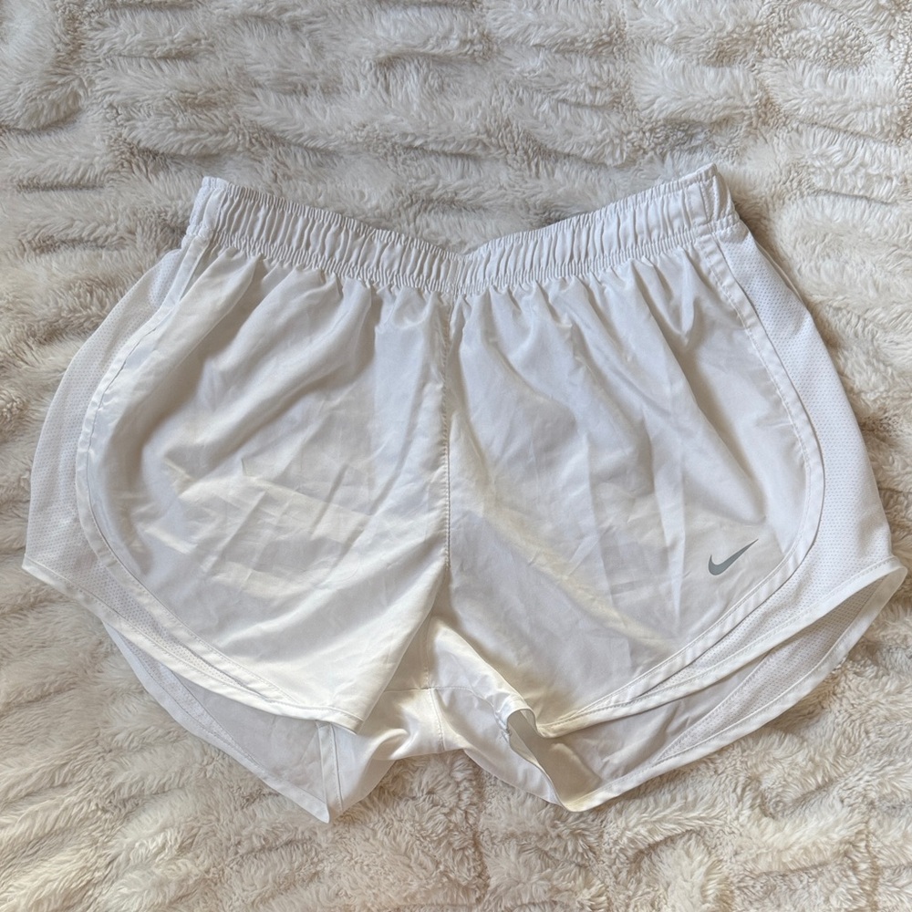 Nike Women's White Athletic Shorts